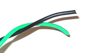 CABLE SPEAKER GREEN/BLACK 2x0.16mm