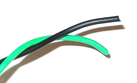 CABLE SPEAKER GREEN/BLACK 2x0.16mm