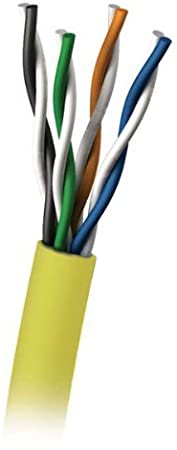 CABLE UTP Cu CAT 5e LSZH YELLOW 305M FUSION