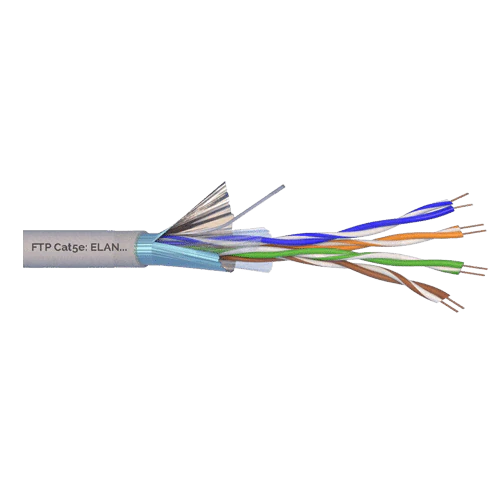 CABLE FTP Cu CAT 5e PVC GREY ELAN BY METER