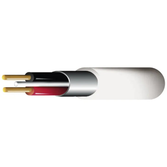 CABLE ELANFIRE 2x1.0mm WHITE LSZH PH120 100M ELAN