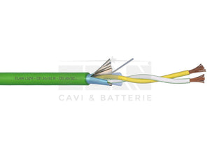 CABLE SIGNAL 2x0.50mm TW+SHIELDED LSZH RS485 ELAN