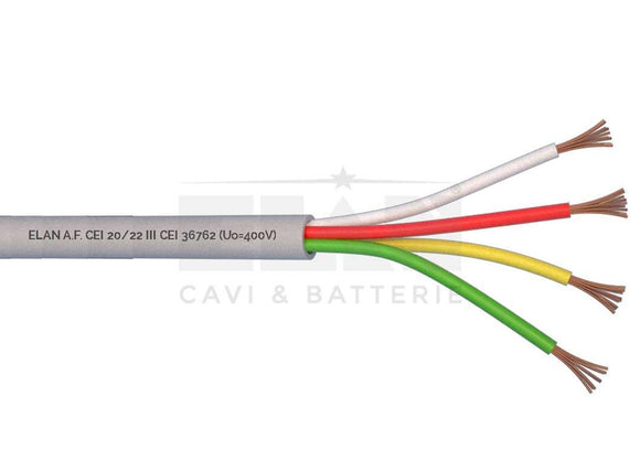 CABLE FOR GATE 2x0.50mm CU GREY ECA 500M ELAN