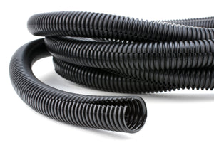 SPLIT LOOM TUBING 19mm BLACK 100M FLEXICON