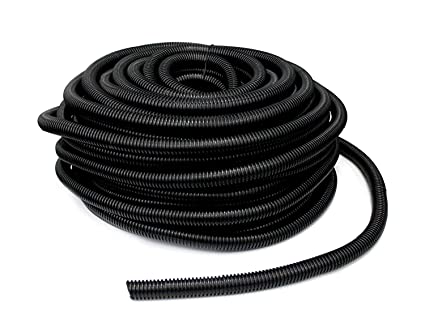 SPLIT LOOM TUBING 40mm BLACK 50M FLEXICON