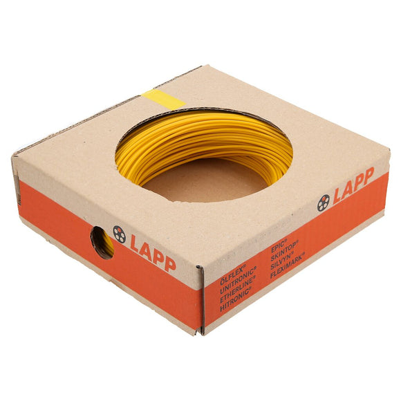 CABLE MULTISTRANDED 0.5mm H05V-K YELLOW LAPP