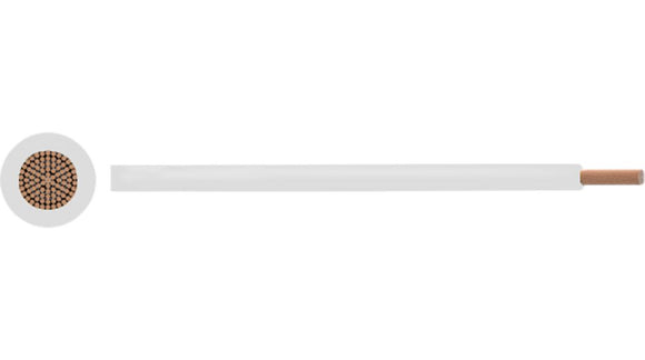CABLE MULTISTRANDED 0.5mm H05V-K WHITE LAPP