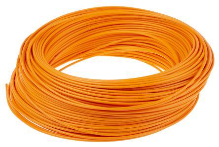 CABLE MULTISTRANDED 0.75mm H05V-K ORANGE LAPP