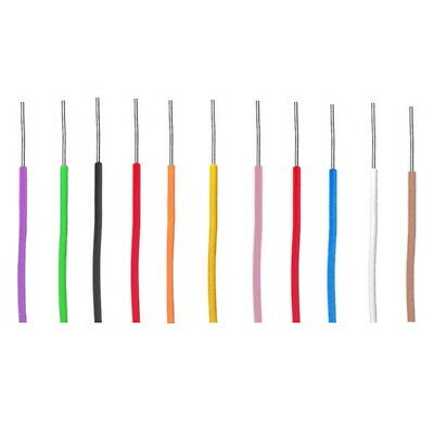 CABLE SINGLE CORE 0.6mm WHITE/GREY