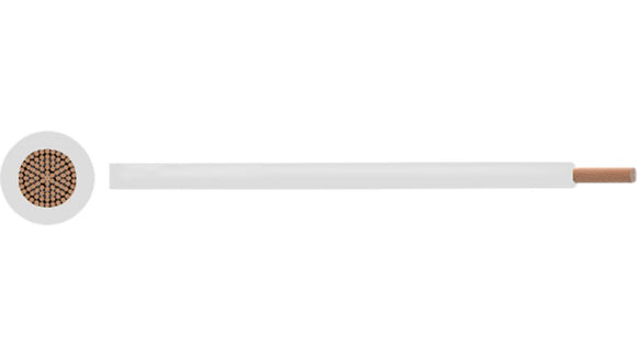 CABLE MULTISTRANDED 1mm H05V-K WHITE LAPP