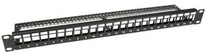 PATCH PANEL 24PORT UNLOADED KEYSTONE FUSION