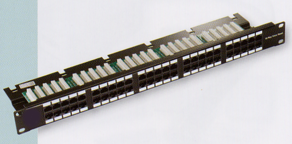 PATCH PANEL ISDN 50 PORT RJ45 HIGH DENSITY FUSION