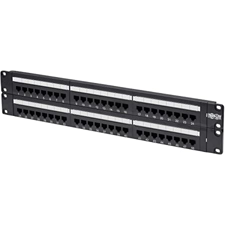 PATCH PANEL CAT6 48PORT 2U FUSION + C/ MGMT BAR