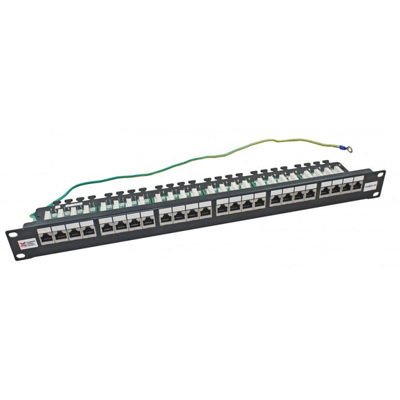 PATCH PANEL CAT6A FTP 24 PORT H/DENSITY CONNECTIX