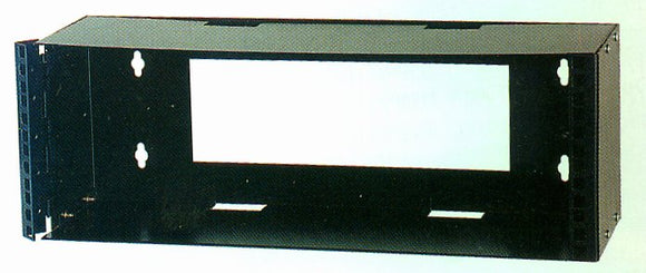 19'' HINGED PATCHING FRAME 6U D150mm BLACK FUSION