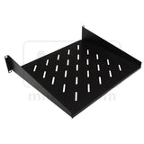 SHELF CANTILEVER 2U 19'' 400mm BLACK 20kg FUSION