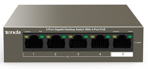 5 PORT GIGABIT SWITCH 4 PORT POE TEG1105P-4-63W