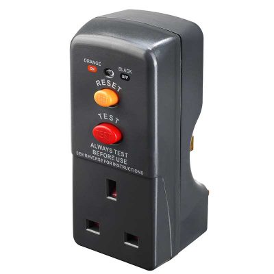 RCD ADAPTOR PLUG IN SINGLE OUTLET