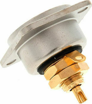 PHONO SOCKET PANEL MOUNT YELLOW