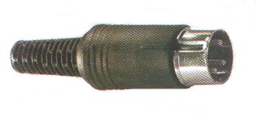 DIN PLUG 5 PIN 180'' IN-LINE