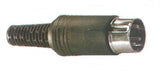 DIN PLUG 8 PIN H IN-LINE PLAST