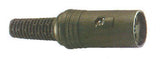 DIN SOCKET IN-LINE 3WAY PLASTI