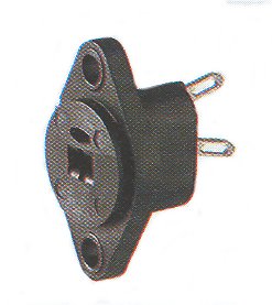 DIN SOCKET 2 WAY PANEL MOUNT