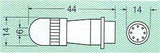 SOCKET FOR VIDEO CAM. 8PIN