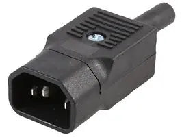 IEC PLUG 3 PIN C14 10AMP 250V AC IN LINE Bulgin