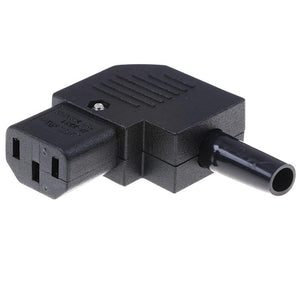 IEC SOCKET C13 IN LINE 90° 6A 250V