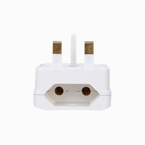 ADAPTOR UK PLUG TO 2 PIN ITALIAN SOCKET
