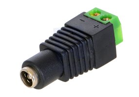 DC SOCKET 2.1MM TO 2 WAY SCREW CONNECTOR