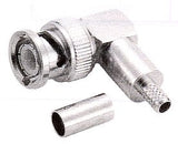 BNC CRIMP PLUG RG58 90°