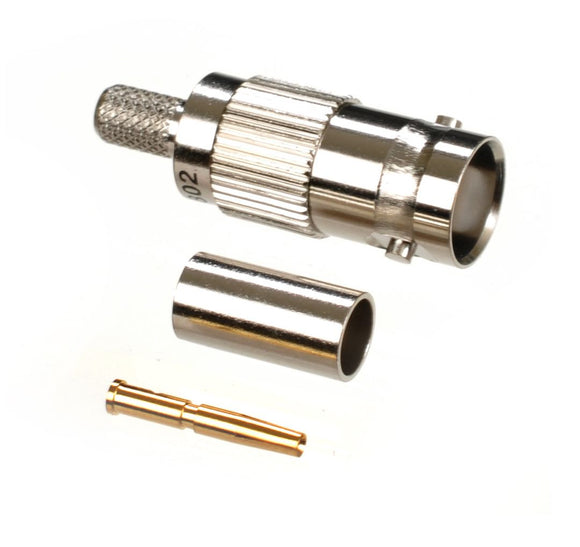 BNC SOCKET IN LINE CRIM RG58