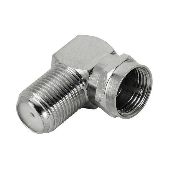 ADAPTOR F PLUG - F SOCKET 90°