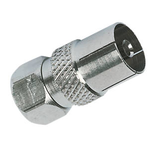 ADAPTOR F PLUG - COAX SOCKET