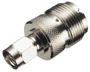 ADAPTOR SMA PLUG - UHF SOCKET