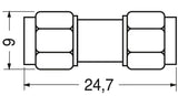 ADAPTOR SMA PLUG - SMA PLUG