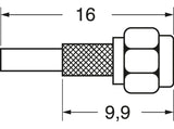 SMA PLUG FOR CRIMP 50OHMS RG174