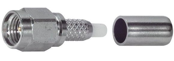 SMA PLUG FOR CRIMP 50OHMS RG174