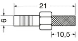 SMA SOCKET FOR CRIMP 50 OHMS RG58