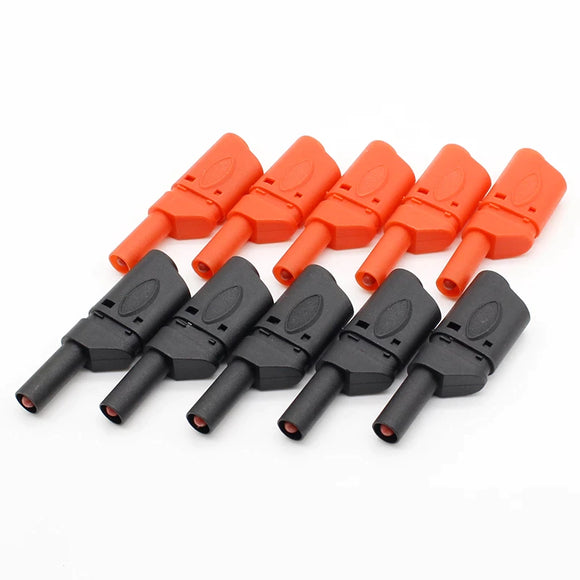 BANANA PLUG STACKABLE     BLACK
