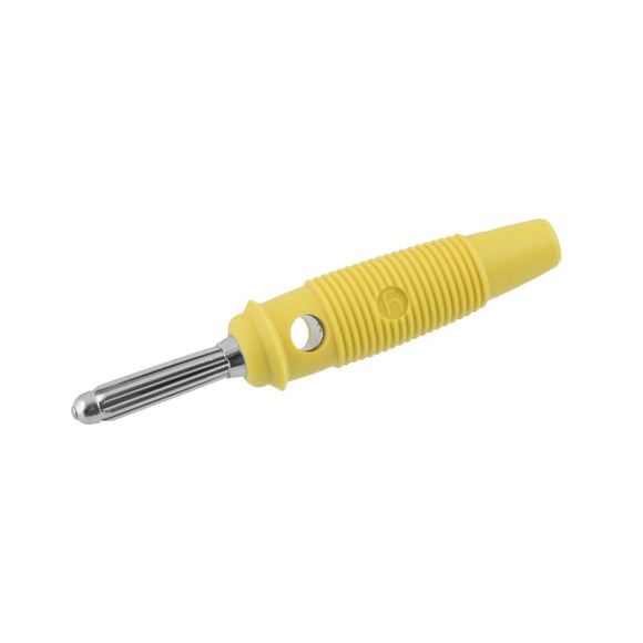 BANANA PLUG FLEXIBLE YELLOW