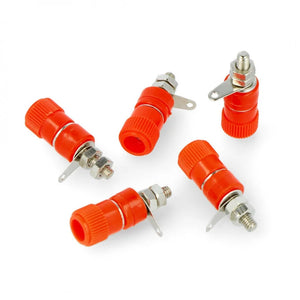 BANANA SOCKET 2MM PANEL MOUNT 2A RED