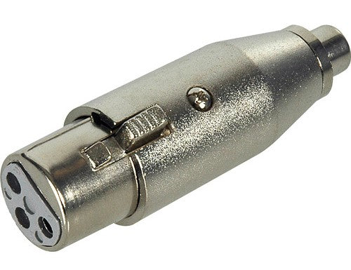 ADAPTOR XLR 3P SOCKET - RCA SOCKET FLEXICON