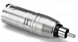 ADAPTOR XLR 3POLE PLUG-PHONO PLUG FLEXICON