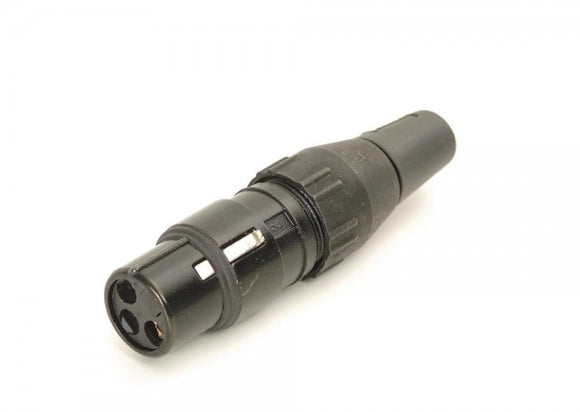 XLR DELTRON 3 POLE SOCKET IN LINE