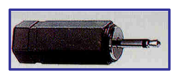 ADAPTOR 2.5mm STEREO PLUG-3.5mm STEREO SOCKET