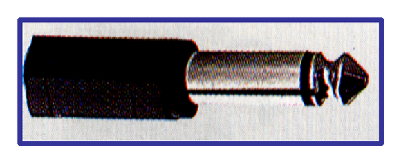 ADAPTOR 6.3mm MONO PLUG-6.3mm MONO SOCKET