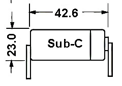 BATTERY GP RECHARGEABLE 1.2V 2.2A SC NiMh T